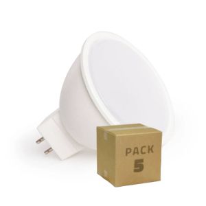 Pack De 5 Ampoules Led 12v Gu5.3 6w 550 Lm Mr16 No Flicker 3000k Blanc Chaud - Neuf