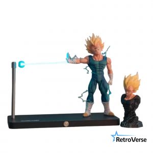 Lampe Led Dragon Ball Majin Vegeta Big Bang Tactile Magn&eacute;tique Mod&egrave;le Cadeau 1/100 Nikolatoys - Neuf