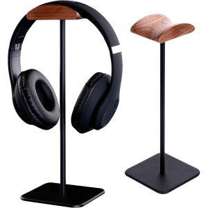 LORANKA-Support Casque Bureau Bois 28 * 10 * 10cm Support Universel pour &Eacute;couteurs Support Casque &Eacute;couteur s'adapte &agrave; Toutes Les Tailles d'&Eacute;couteurs - Neuf