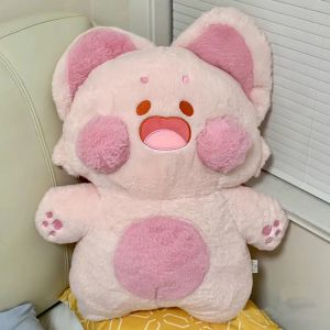Peluche chat DuDu, adorable poupee en coton PP, dessin anime, douce, pour petite amie, enfants, couleur pamplemousse, 40 cm (environ 0,3 kg) - Neuf