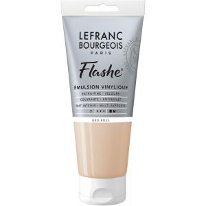 Flashe Acrylique Tube 80ml Gris Rose - Neuf