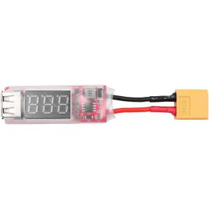 Letnerny-Adaptateur De Charge 2-6s Xt60 Vers Usb Avec Écran Lcd De Tension Pour Téléphones Portables - Neuf
