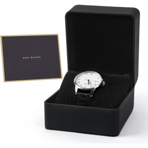 Kal-Boîte À Montre, Boîte De Rangement Pour Montre En Pu Avec Oreiller, Boîte Cadeau Pour Montre Pour Homme, Femme, Boîte Cadeau Unisexe, Rangement De Bijoux De Bracelets (Noir) - Neuf