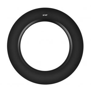 Bague d'adaptation en alliage d'aluminium 67 mm pour porte-filtre d'appareil photo (pour support rond) - Neuf