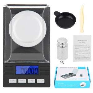 Mini Balance De Poche Portable Haute Precision 0,001 G Avec Affichage Numerique Led 20 G - Neuf