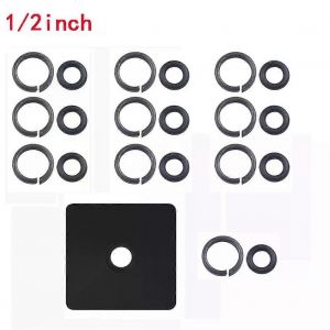 10Set 1/2 pouce Clip d'anneau de retenue avec douille à joint torique Clé à chocs Anneau élastique Anti-détachement Clé à chocs Accessoires - Neuf