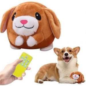 Interactive Dog Toy,Bouncing Ball Toys For Dogs,Active Plush Ball,Washable Plush Dog Toy - Neuf