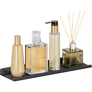 Etagere Murale &iquest; &Eacute;tag&egrave;re Flottante Acier INOX, Rebord Antichute &iquest; pour Salle de Bain, Cuisine, Salon, Bureau et Plus &iquest; Installation Facile sur Tout Mur, Charge Jusqu&iquest;&agrave; 10 kg (300mm x 90mm) - Neuf