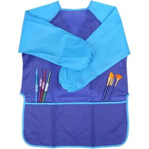 KALANKA-1 Pièces Blouse Peinture Enfant, Tablier de Peinture Imperméable Blouse de Peinture pour Enfant Manche Longue, l'âge 8-10 Ans¿Taille L¿ - Neuf