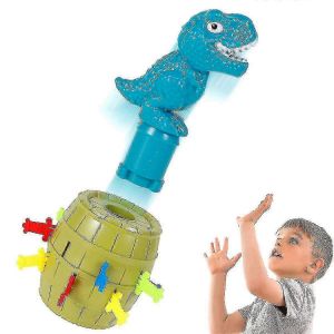 Jeu de baril de jouets de dinosaures, jeu d'action amusant et parodique pour enfants - Neuf