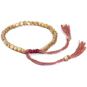 Kal-Bracelet Tibétain Main Bracelet Bouddhiste Tibétain Tressé Chanceux Bracelet Corde Bangles Femmes Hommes - Neuf