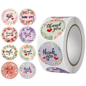 (1000 pièces) Merci autocollants de 2,5 cm 16 - Neuf