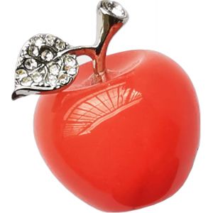 3cm Apple Sculpture en Cristal et Cherry Quartz Pierres de Gu&eacute;rison D&eacute;coration de Mariage - Neuf