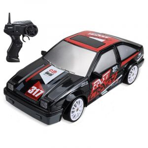 Voiture T&eacute;l&eacute;command&eacute;e Drift 4WD 1:24 Pour Enfants Avec Lumi&egrave;res Et Pneus Rempla&ccedil;ables YONIS - Neuf