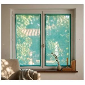 Paire De Voilage 60 X 90 Cm Sandro Emeraude - Neuf