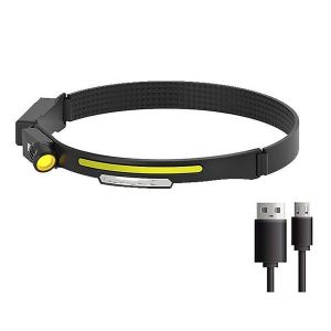 Lampe Frontale Led Étanche Polyvalente Pour Les Aventures En Plein Air - Fonctionnement Réglable, Rechargeable Et Mains Libres Pour La Course À Pied, Le Camping Et La Randonnée. - Neuf