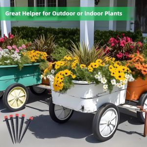 Lot de 40 goutteurs d'irrigation r&eacute;glables, syst&egrave;me d'arrosage &agrave; 8 trous &agrave; 360 degr&eacute;s, pour tuyau d'irrigation goutte &agrave; goutte 1/4 (4-7 mm) - Neuf