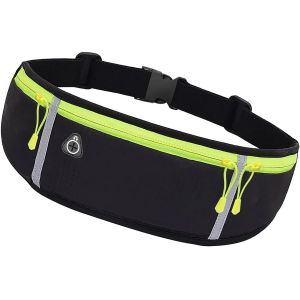Sac Banane pour Femmes Hommes de Sport Ceinture de Course étanche Sacoche Ceinture Running Sangle élastique Réglable - Neuf
