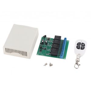 Recepteur 4 canaux, telecommande sans fil, systeme d'interrupteur d'alimentation 12 V 50 m YK-4 DC5 V - Neuf