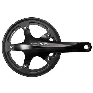 Carter De Chaine - Pedalier De Velo Alfine Shimano 9 Vitesses Avec Fc-S501 (Noir - 170 X 39 Dents Avec Plateau Simple, Cg, Bb, Bsa) - Neuf