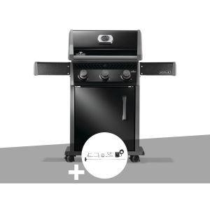 Barbecue &agrave; gaz Rogue 425 3 br&ucirc;leurs + R&ocirc;tissoire - Napol&eacute;on - Neuf