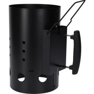 Ulteronixshop-Allume-charbon pour barbecue - Allume-feu pour barbecue - Chemin&eacute;e - Barbecue au charbon de bois - Barbecue au charbon de bois - Accessoire XXL - Grand avec double poign&eacute;e - Environ 19 - Neuf