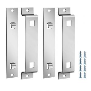 Ensembles de supports de nichoir, supports de montage stables en acier galvanisé antirouille pour fixer le nichoir et les mangeoires à oiseaux, retrait rapide pour le nettoyage - Neuf