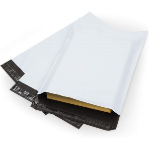 Lot de 100 Sacs d'expédition Plastique Sacs D'expédition Envoi Postal Pochettes D'expédition en Plastique Enveloppes Postales avec Bande adhésive auto-scellante, 30x40cm - Neuf