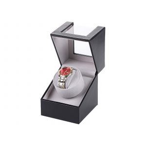 Remontoir De Montre Automatique, Coffret En Cuir Pu, Moteur Silencieux Et Double Alimentation - Neuf
