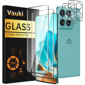 JGD-Verre Tremp&eacute; pour Motorola Moto Edge 60/Edge 60 Fusion Protection D'&eacute;cran Film avec Cam&eacute;ra Arri&egrave;re Protecteur,Duret&eacute; 9H Vitre &eacute;cran,Anti Rayures Sans Bulless HD Transparent Haute Sensibilit&eacute; - Neuf