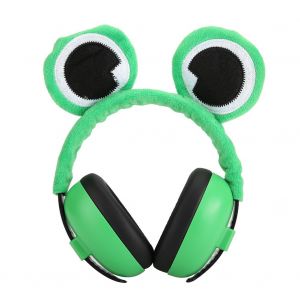 Casque Antibruit Pour Bebe, Protection Auditive, Dessin Anime, Anti-Bruit (Grenouille) - Neuf