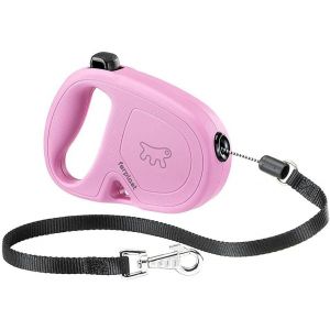 Shiliu-Laisse Chien Enrouleur Flippy One, Laisse Pour Petits Chiens Jusqu'à 12 Kg. Cordon Extensible Max 4,5 M. Bouton Unique Pour [ - Neuf