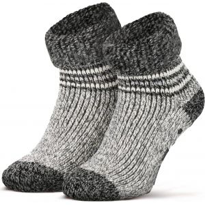 Uaa-- 1 Paire De Chaussettes D'hiver - Antidérapant - Laine - Neuf