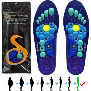 Kalanka-Semelle Magnetique,Semelles De R&eacute;flexologie Acupressure,Semelles D'acupression,Semelles Orthop&eacute;diques Massage,Semelles Pour Chaussures De Travail Pour Soulager La Fasciite Friendship (L) - Neuf