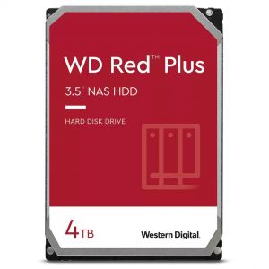Western Digital Red Plus disque dur 4 To 5400 tr/min 256 Mo 3.5" S&eacute;rie ATA III - Neuf