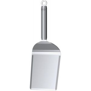 Ulteronixshop-Spatule &agrave; plancha large, de haute qualit&eacute; avec bords arrondis pour retourner la viande et les l&eacute;gumes, acier inoxydable 18/10, lavable au lave-vaisselle - Neuf