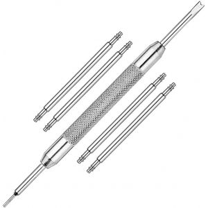 KAL-Watch Band Heavy Duty Spring Bar 4 Pack Stainless Steel Watch Band Pins, Diameter 1.5 Mm Incl Removal Tool - Neuf