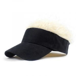 Casquette De Baseball De Golf Avec Faux Cheveux Casquette Pare-Soleil Fun Toupee Chapeaux Hommes Spiked - Neuf