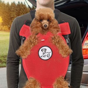 Hjlian Sac De Transport Portable Pour Chien, Sac A Dos Avant Mains Libres, Pochette Pour Pattes, Sac De Voyage Sortant (L) - Neuf
