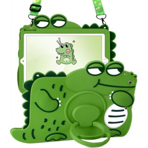 LORANKA-&Eacute;tui pour iPad Air 3&egrave;me g&eacute;n&eacute;ration, Pro 10,5 pouces &iquest; Jolie coque pour filles et gar&ccedil;ons, jolie coque kawaii f&eacute;minine avec sangle et poign&eacute;e de support en silicone souple pour Apple iPad - Neuf