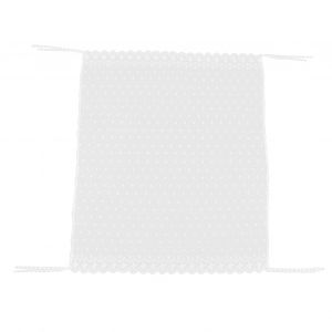 Moustiquaire Pour Poussette, Douce, Lavable Et Respirante, En Dentelle, Pour Berceau (Blanc) - Neuf