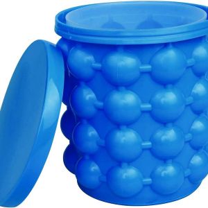 Machine À Glaçons, Bac À Glaçons En Silicone, Bac À Glaçons Avec Couvercle, Seau À Glace Goodnice - Neuf