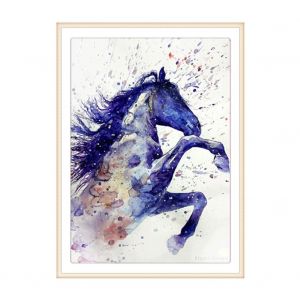 Hjlian Peinture Diamant A Faire Soi-Meme, Broderie En Strass, Point De Croix, Artisanat, Decoration Murale - Neuf
