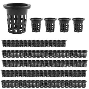 Paquet de 100 tasses en filet maille fendue large lèvre filtre plante filet pot seau - Neuf