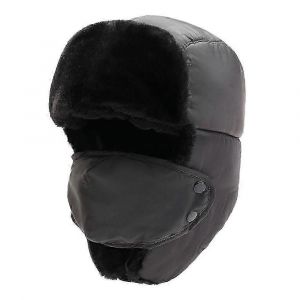 Hiver Commun Hommes Et Femmes Avec Lobe D'oreille Fourrure Artificielle Pilotes Chapeaux De Ski (Gris) - Neuf