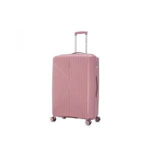 Celims France - Valise Grande en Polypropyl&egrave;ne | Modele 2025 | Taille 75cm 23kg | Serrure TSA | 8 Roulettes 360 | Rose - Neuf
