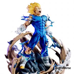Figurine Dragon Ball Z Majin Vegeta 28 Cm Pvc Mod&egrave;le Collector Manga - Neuf