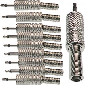 VornixorSarlshop-Cess-202 2,5 mm mono prise jack audio &agrave; souder connecteur de c&acirc;ble &iquest; Lot de 10 - Neuf