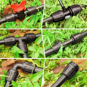 Kit de robinetterie d'irrigation pour tuyaux d'arrosage de 1/2"" pour tuyaux d'arrosage de 13/16 mm - 22 pièces - Raccord pour système d'irrigation - Connecteur Micro Drip - Neuf