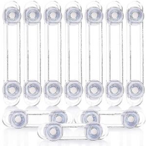 Bloc De Placard Pour B&eacute;b&eacute; - S&eacute;curit&eacute; Des Enfants - Bloc De Porte De Placard De Fen&ecirc;tre - Protection De S&eacute;curit&eacute; Pour La Maison (7+3 Pi&egrave;ces) - Neuf